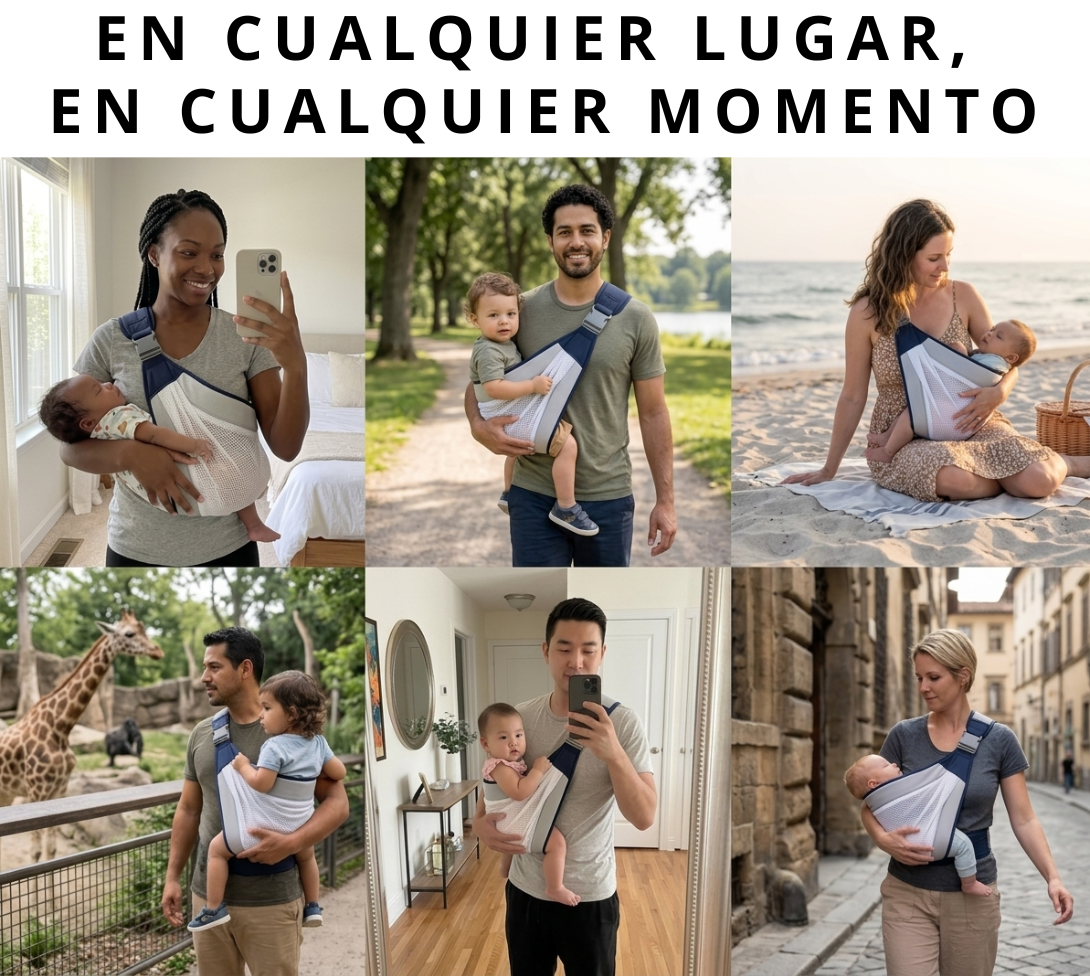Portabebés Ajustable Transpirable BabyÖN