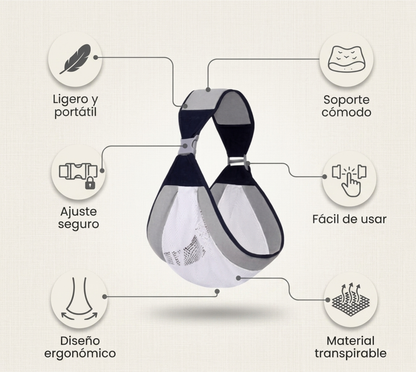 Portabebés Ajustable Transpirable BabyÖN