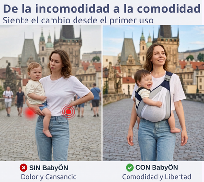 Portabebés Ajustable Transpirable BabyÖN
